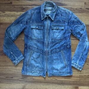 Undercover AW2001 Undercover DAFV Patchwork Denim Jacket C22